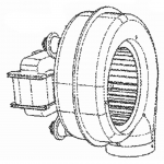 Aga Sag-Ag4M212443 Aga Dc 3 Gas P/F Vent Fan